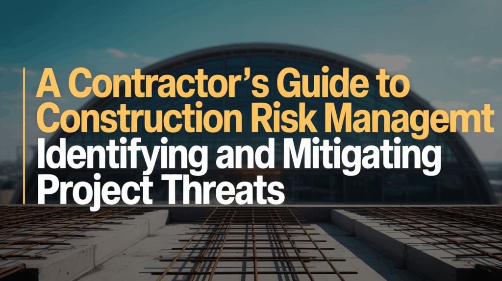 A Contractor's Guide to Construction Risk Management: Identifying and Mitigating Project Threats