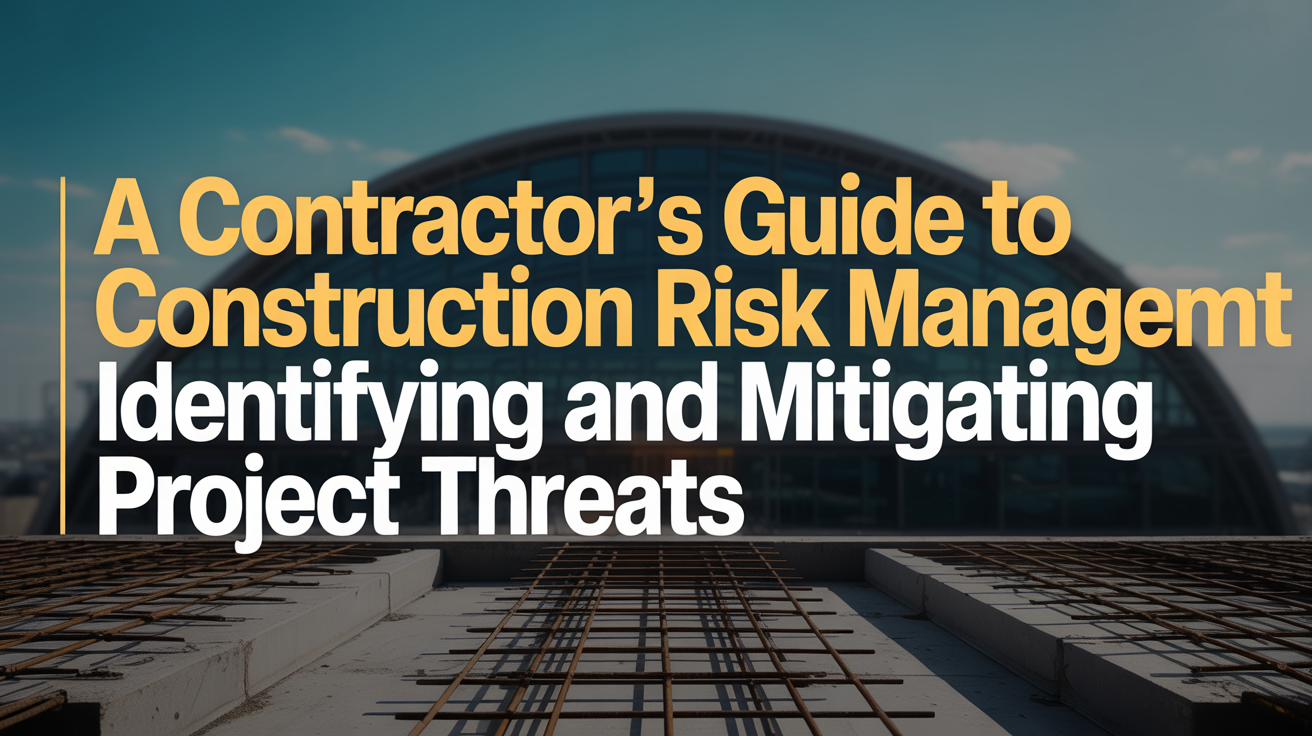 A Contractor's Guide to Construction Risk Management: Identifying and Mitigating Project Threats
