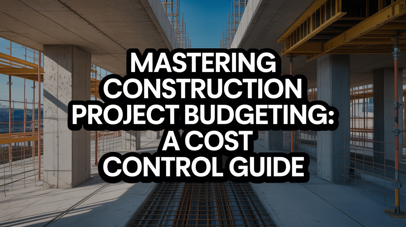 Mastering Construction Project Budgeting: A Cost Control Guide
