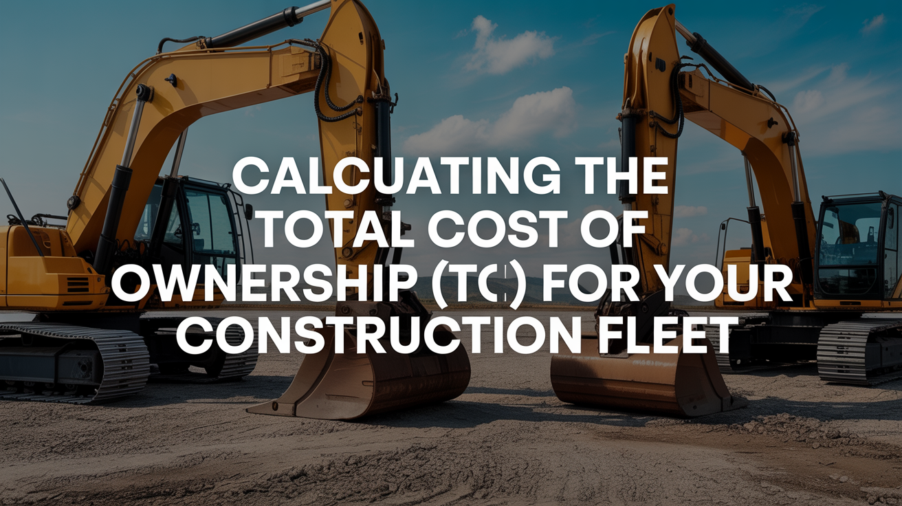 Calculating the Total Cost of Ownership (TCO) for Your Construction Fleet