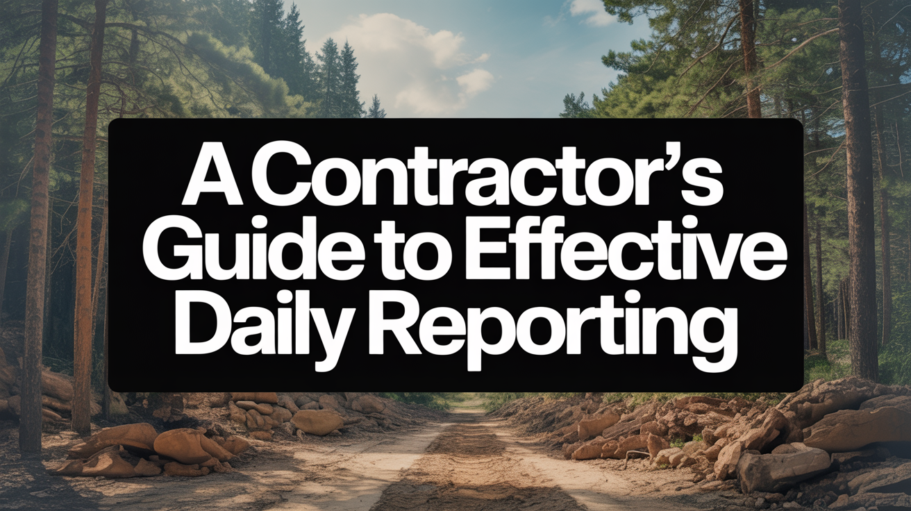 A Contractor's Guide to Effective Daily Reporting