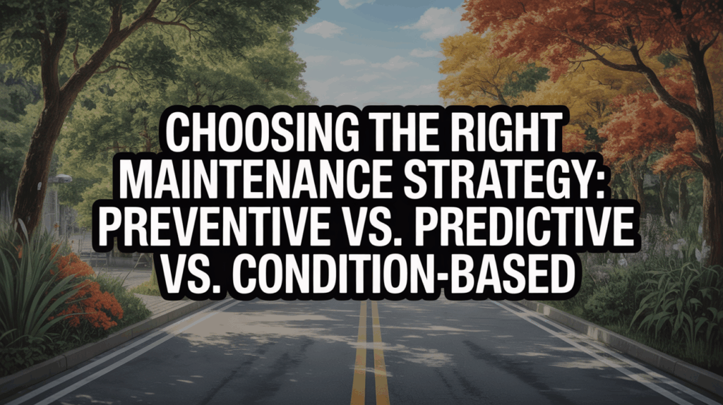 Choosing the Right Maintenance Strategy: Preventive vs. Predictive vs. Condition-Based