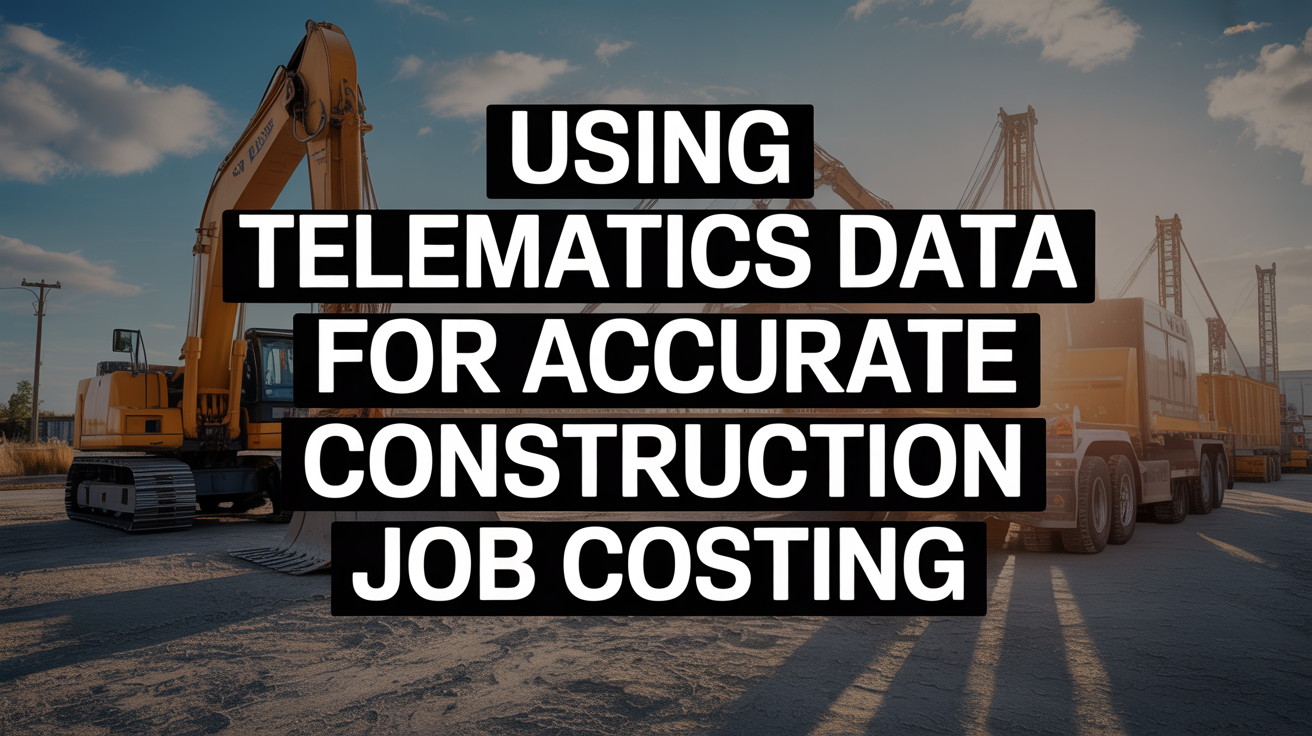Using Telematics Data for Accurate Construction Job Costing