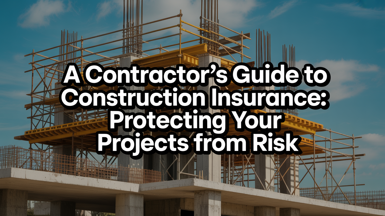 A Contractor's Guide to Construction Insurance: Protecting Your Projects from Risk