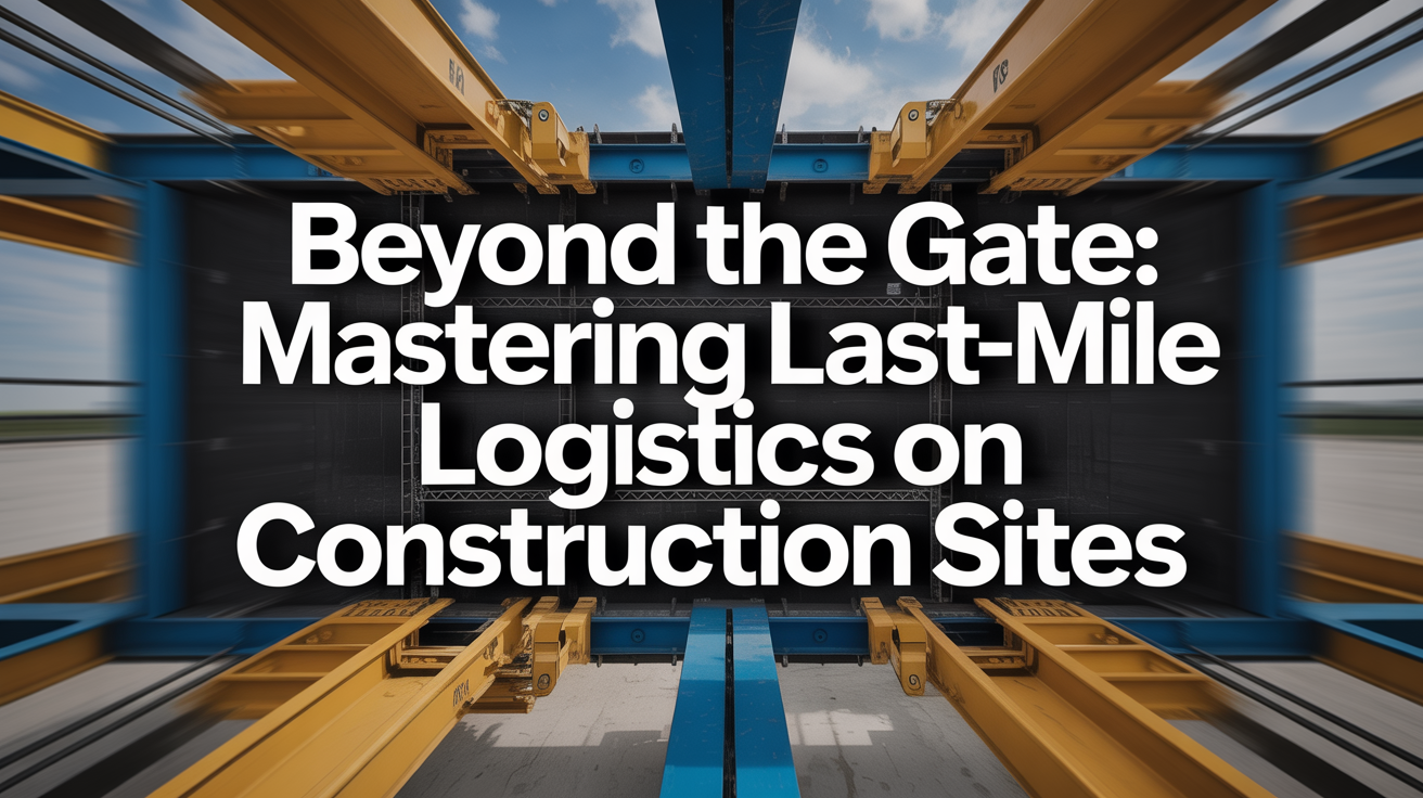 Beyond the Gate: Mastering Last-Mile Logistics on Construction Sites