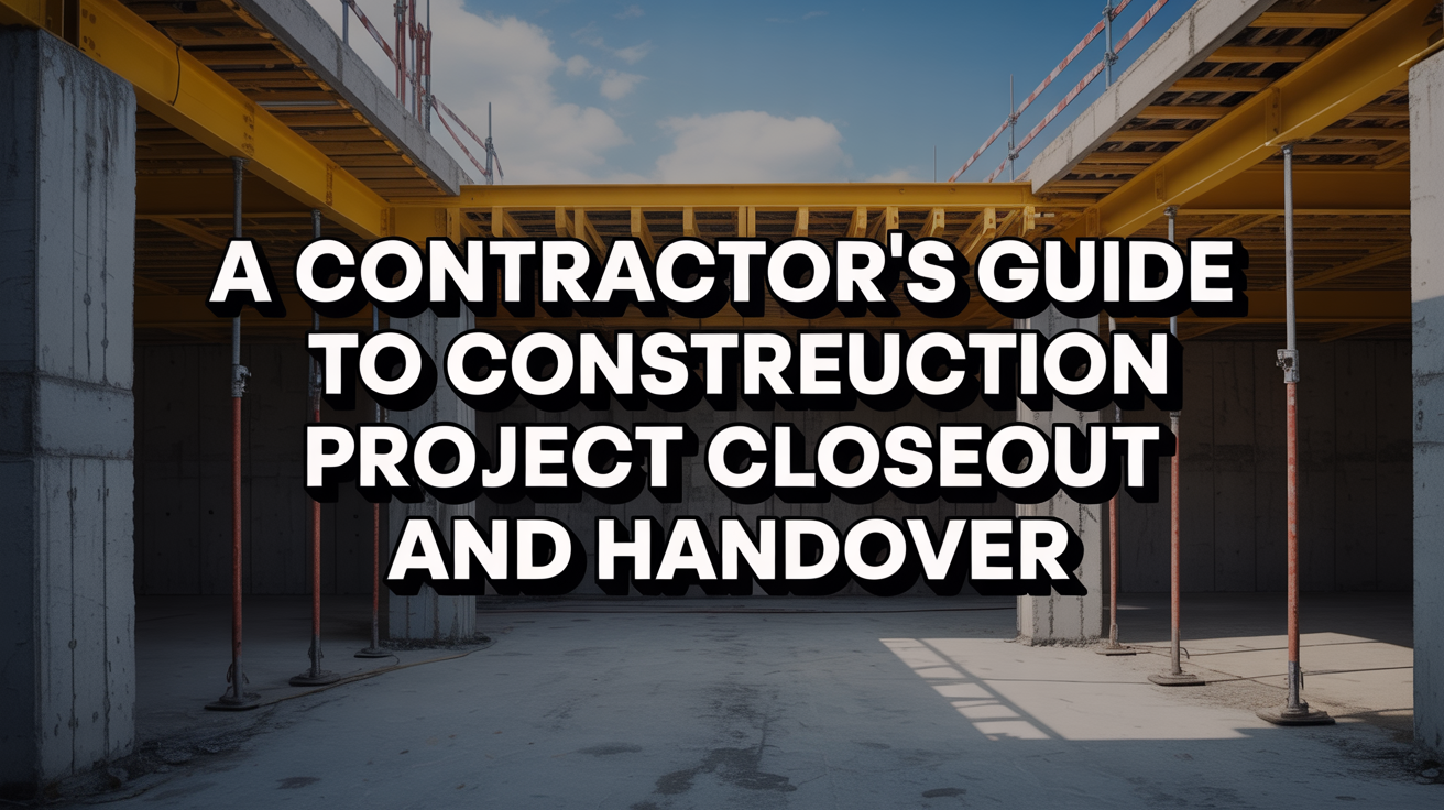 A Contractor’s Guide to Construction Project Closeout and Handover