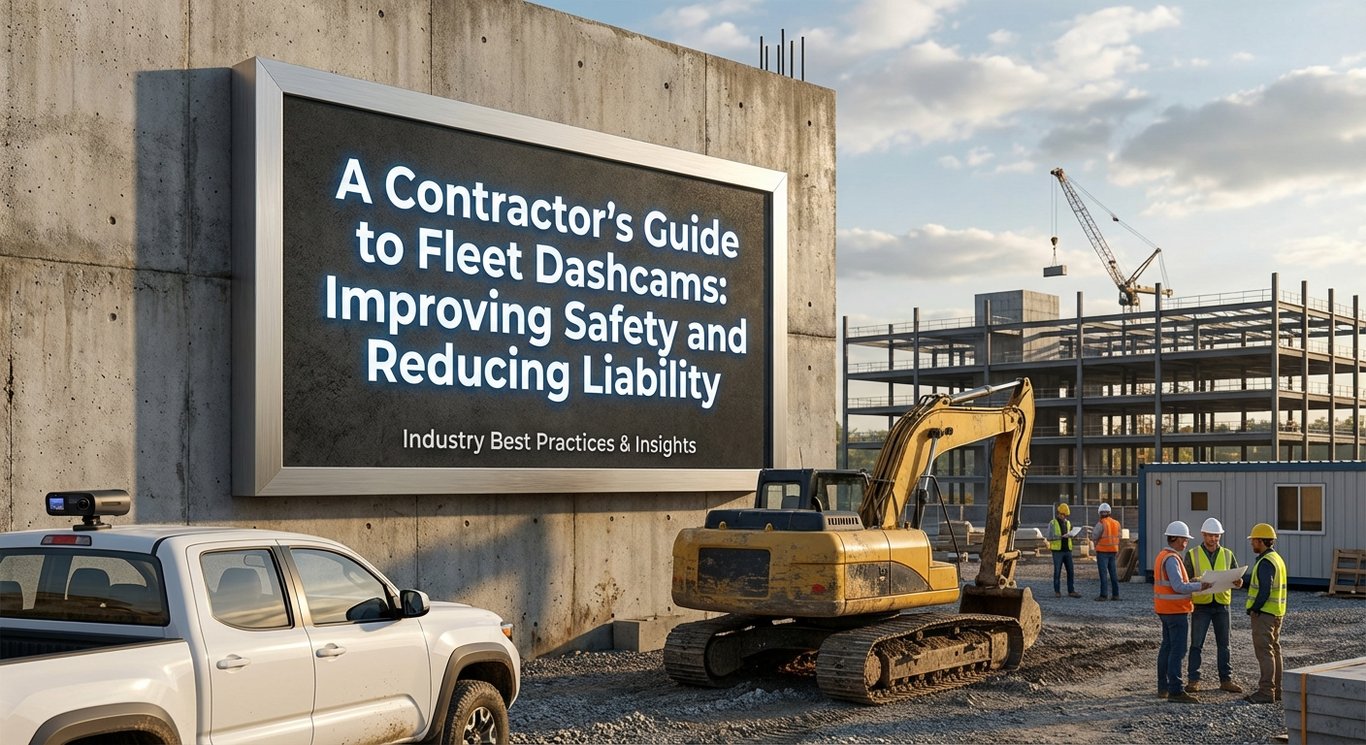 A Contractor's Guide to Fleet Dashcams: Improving Safety and Reducing Liability