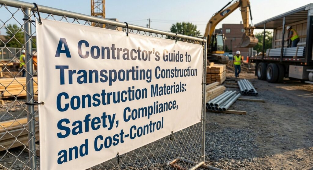 A Contractor's Guide to Transporting Construction Materials: Safety, Compliance, and Cost-Control