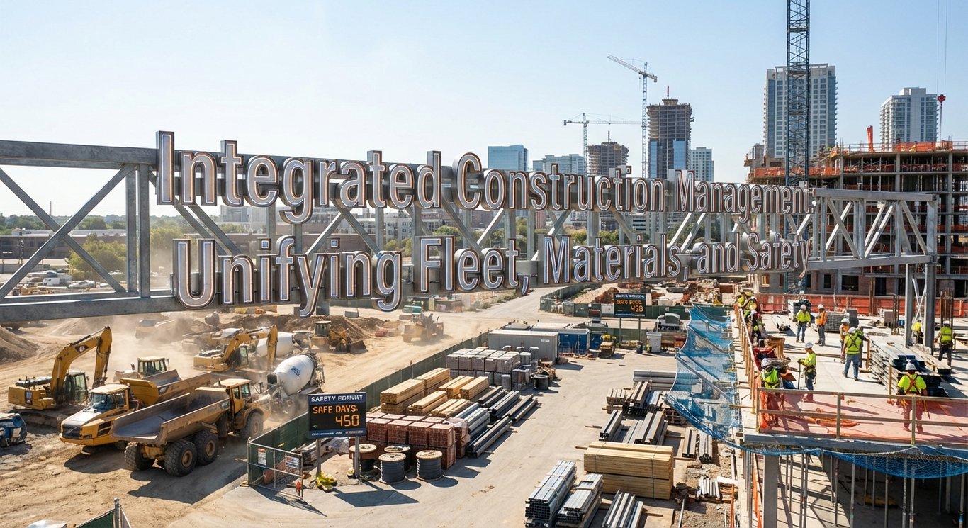 Integrated Construction Management: Unifying Fleet, Materials, and Safety