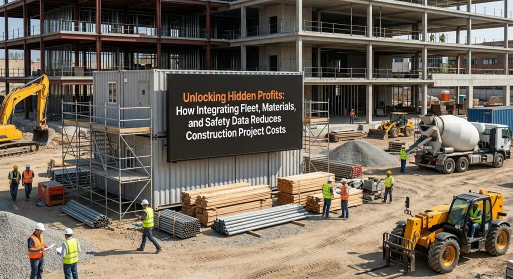 Unlocking Hidden Profits: How Integrating Fleet, Materials, and Safety Data Reduces Construction Project Costs
