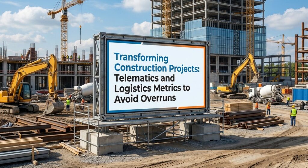 Transforming Construction Projects: Telematics and Logistics Metrics to Avoid Overruns