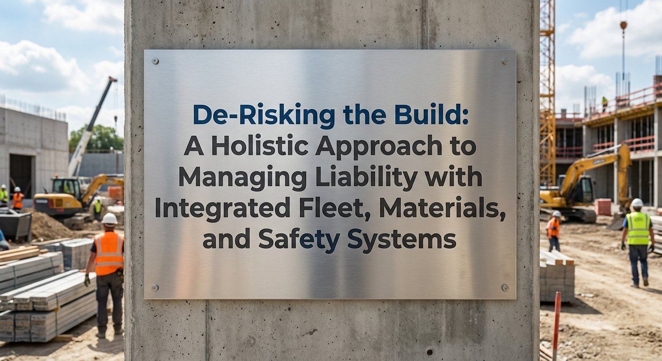 De-Risking the Build: A Holistic Approach to Managing Liability with Integrated Fleet, Materials, and Safety Systems