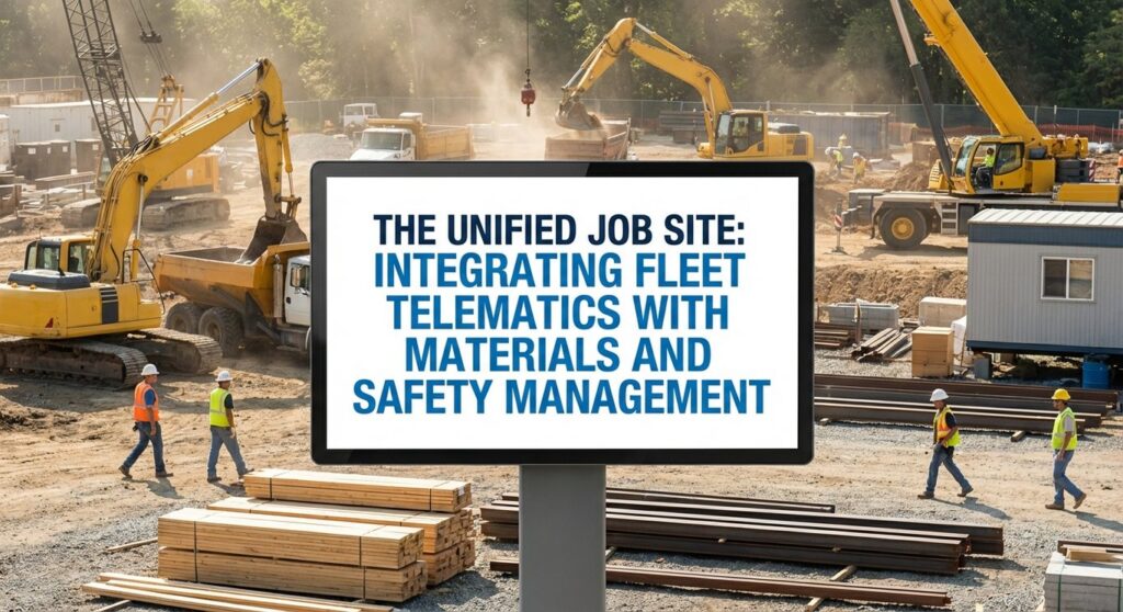 The Unified Job Site: Integrating Fleet Telematics with Materials and Safety Management
