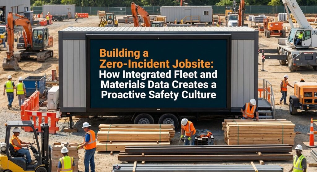 Building a Zero-Incident Jobsite: How Integrated Fleet and Materials Data Creates a Proactive Safety Culture