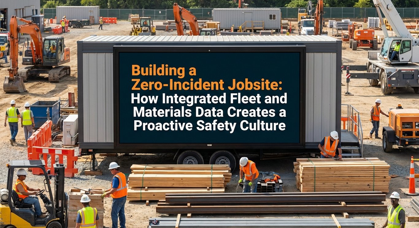 Building a Zero-Incident Jobsite: How Integrated Fleet and Materials Data Creates a Proactive Safety Culture