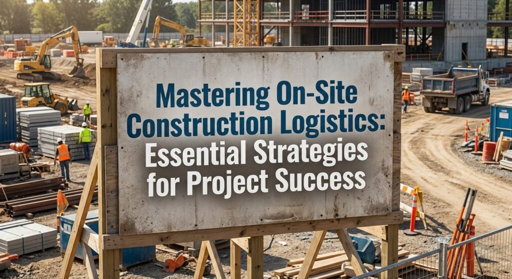 Mastering On-Site Construction Logistics: Essential Strategies for Project Success