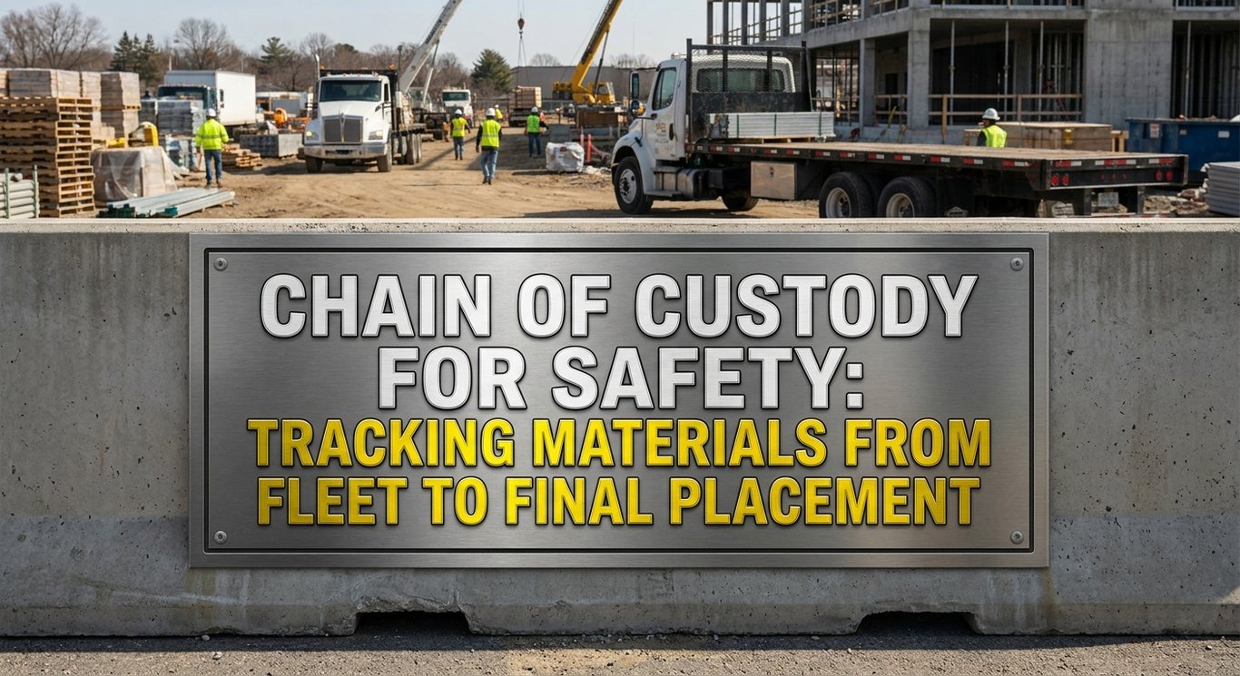Chain of Custody for Safety: Tracking Materials from Fleet to Final Placement