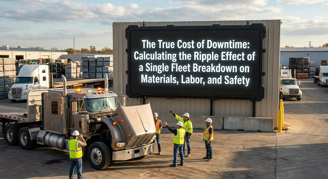 The True Cost of Downtime: Calculating the Ripple Effect of a Single Fleet Breakdown on Materials, Labor, and Safety