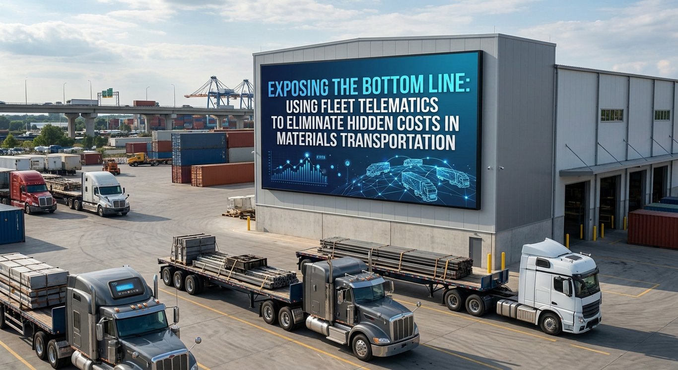 Exposing the Bottom Line: Using Fleet Telematics to Eliminate Hidden Costs in Materials Transportation