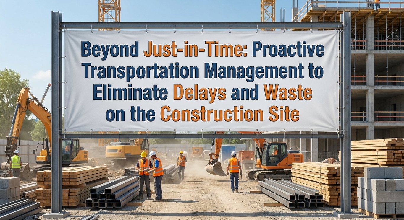 Beyond Just-in-Time: Proactive Transportation Management to Eliminate Delays and Waste on the Construction Site