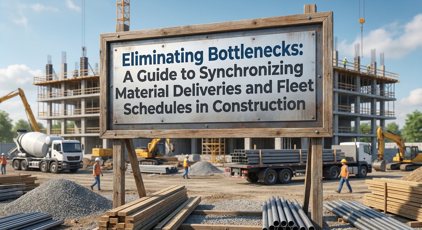 Eliminating Bottlenecks: A Guide to Synchronizing Material Deliveries and Fleet Schedules in Construction