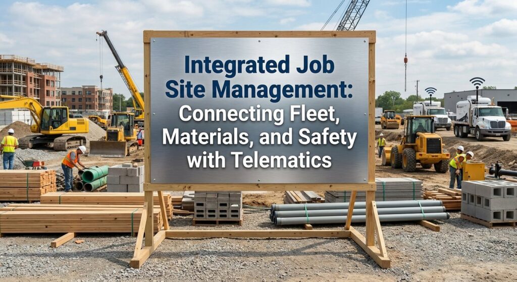 Integrated Job Site Management: Connecting Fleet, Materials, and Safety with Telematics
