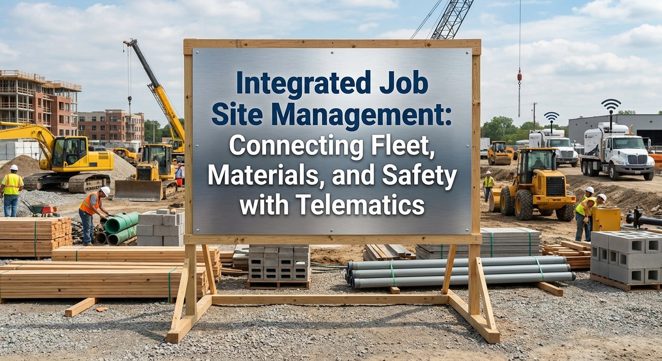 Integrated Job Site Management: Connecting Fleet, Materials, and Safety with Telematics