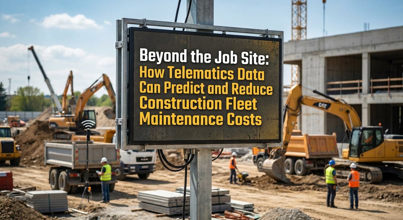 Beyond the Job Site: How Telematics Data Can Predict and Reduce Construction Fleet Maintenance Costs