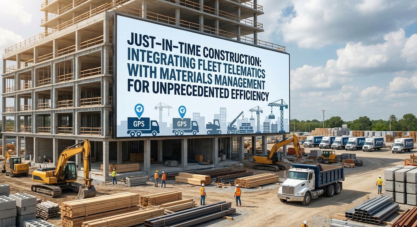 Just-in-Time Construction: Integrating Fleet Telematics with Materials Management for Unprecedented Efficiency