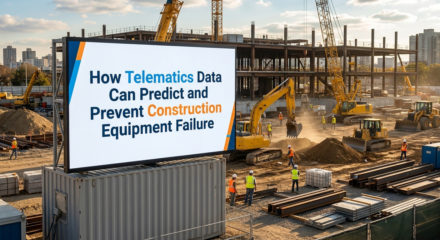 How Telematics Data Can Predict and Prevent Construction Equipment Failure