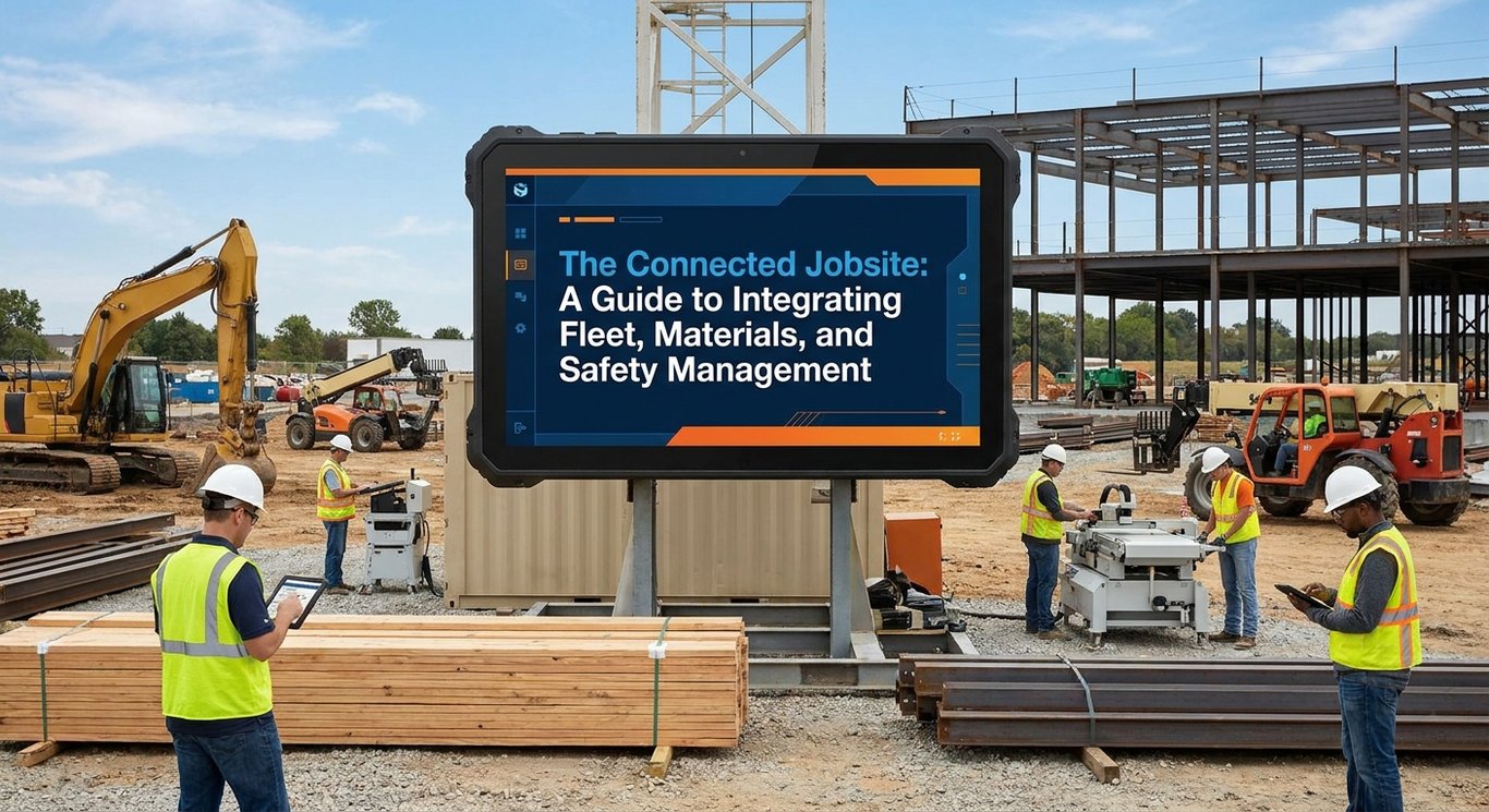 The Connected Jobsite: A Guide to Integrating Fleet, Materials, and Safety Management