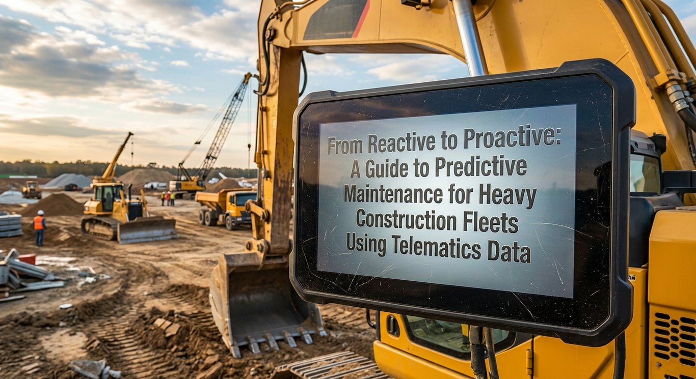 From Reactive to Proactive: A Guide to Predictive Maintenance for Heavy Construction Fleets Using Telematics Data