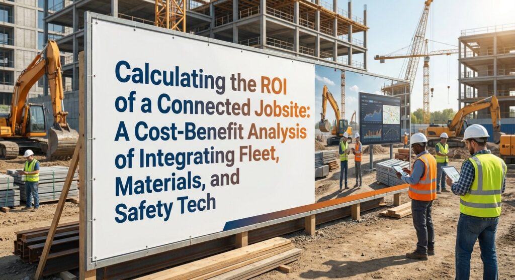 Calculating the ROI of a Connected Jobsite: A Cost-Benefit Analysis of Integrating Fleet, Materials, and Safety Tech