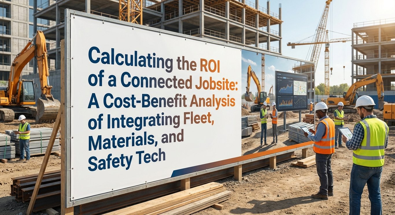 Calculating the ROI of a Connected Jobsite: A Cost-Benefit Analysis of Integrating Fleet, Materials, and Safety Tech