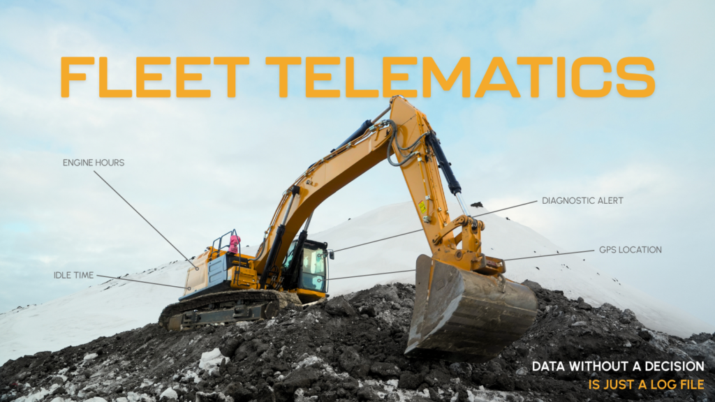 Why Most Construction Fleets Collect Telematics Data But Never Act On It