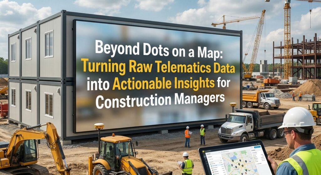 Beyond Dots on a Map: Turning Raw Telematics Data into Actionable Insights for Construction Managers