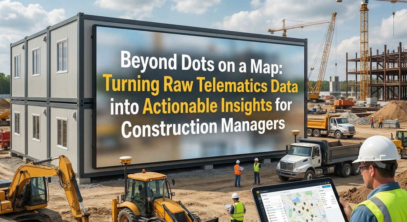 Beyond Dots on a Map: Turning Raw Telematics Data into Actionable Insights for Construction Managers
