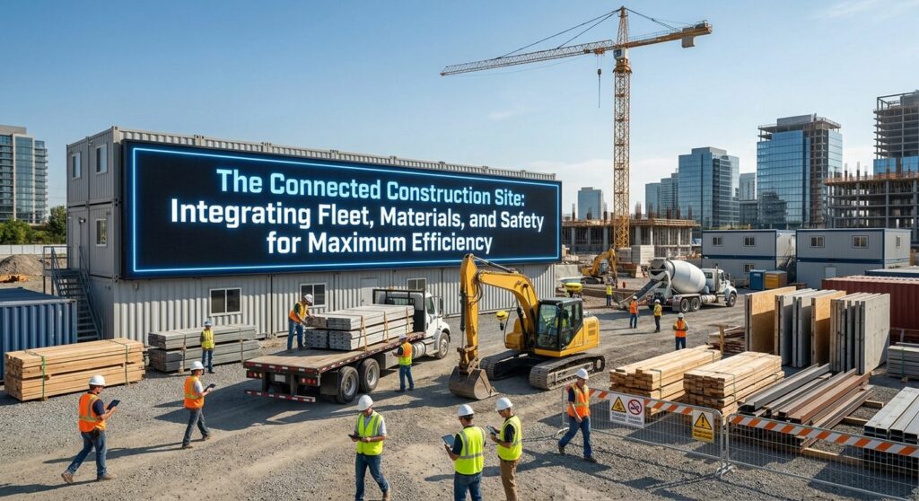 The Connected Construction Site: Integrating Fleet, Materials, and Safety for Maximum Efficiency
