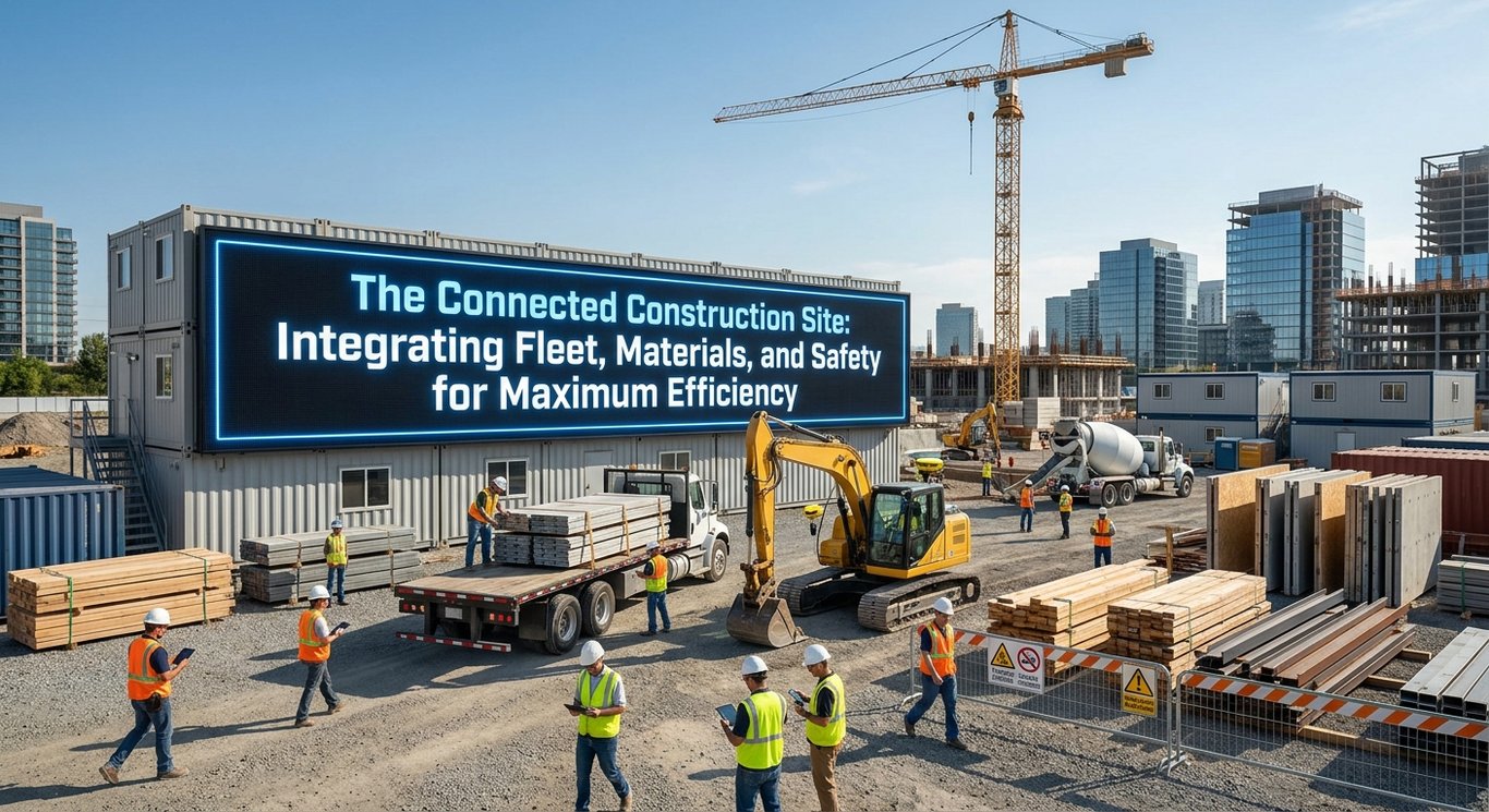 The Connected Construction Site: Integrating Fleet, Materials, and Safety for Maximum Efficiency