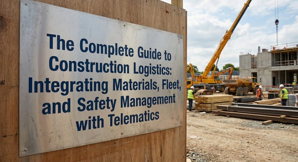 The Complete Guide to Construction Logistics: Integrating Materials, Fleet, and Safety Management with Telematics