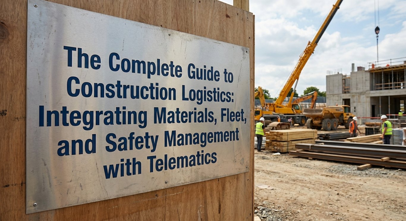 The Complete Guide to Construction Logistics: Integrating Materials, Fleet, and Safety Management with Telematics