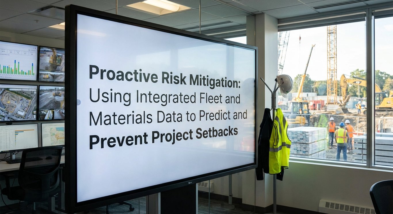 Proactive Risk Mitigation: Using Integrated Fleet and Materials Data to Predict and Prevent Project Setbacks