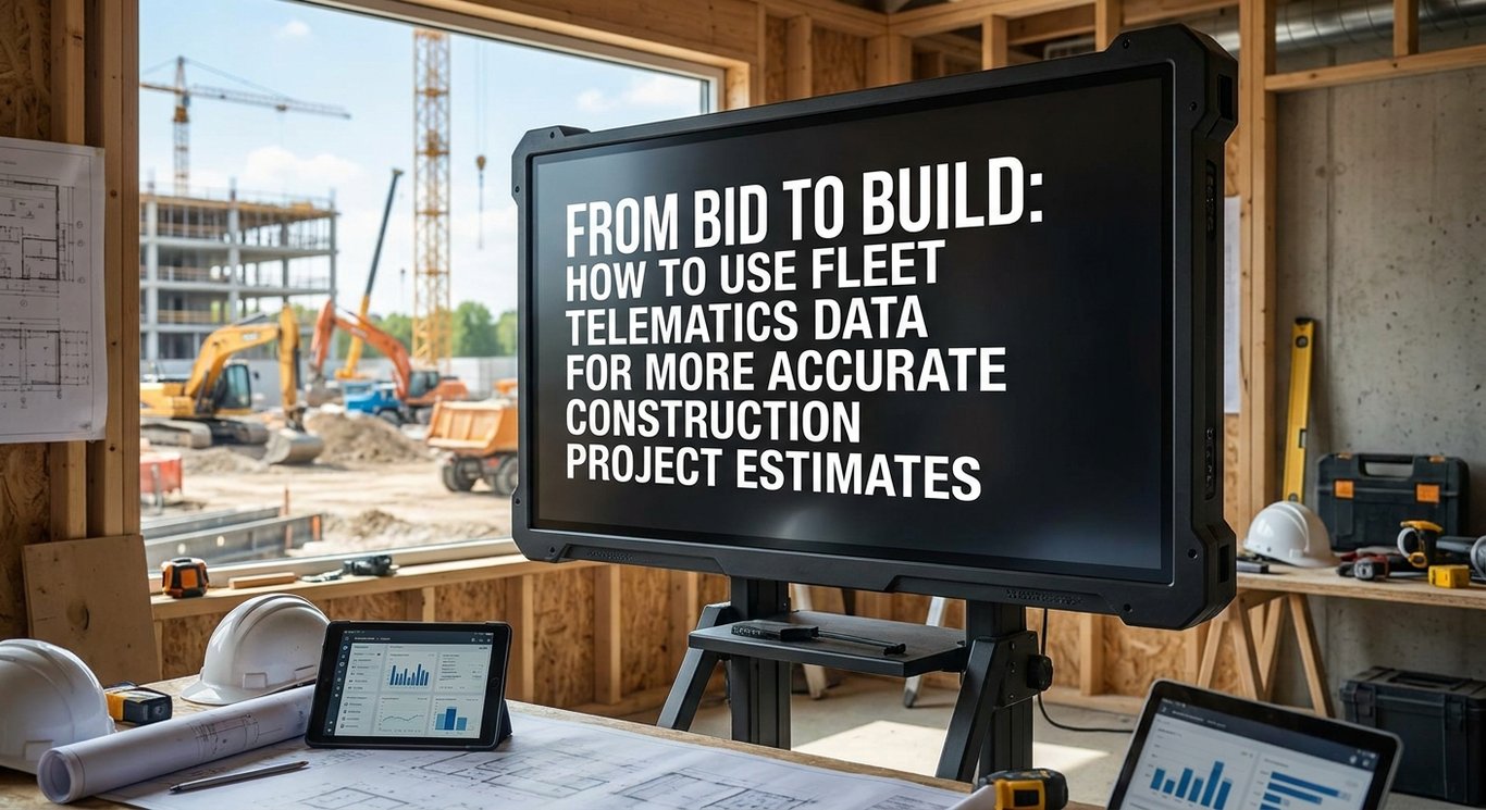 From Bid to Build: How to Use Fleet Telematics Data for More Accurate Construction Project Estimates