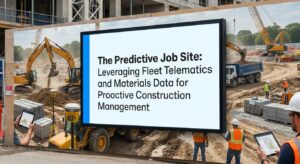 The Predictive Job Site: Leveraging Fleet Telematics and Materials Data for Proactive Construction Management