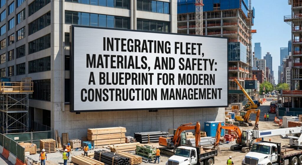 Integrating Fleet, Materials, and Safety: A Blueprint for Modern Construction Management
