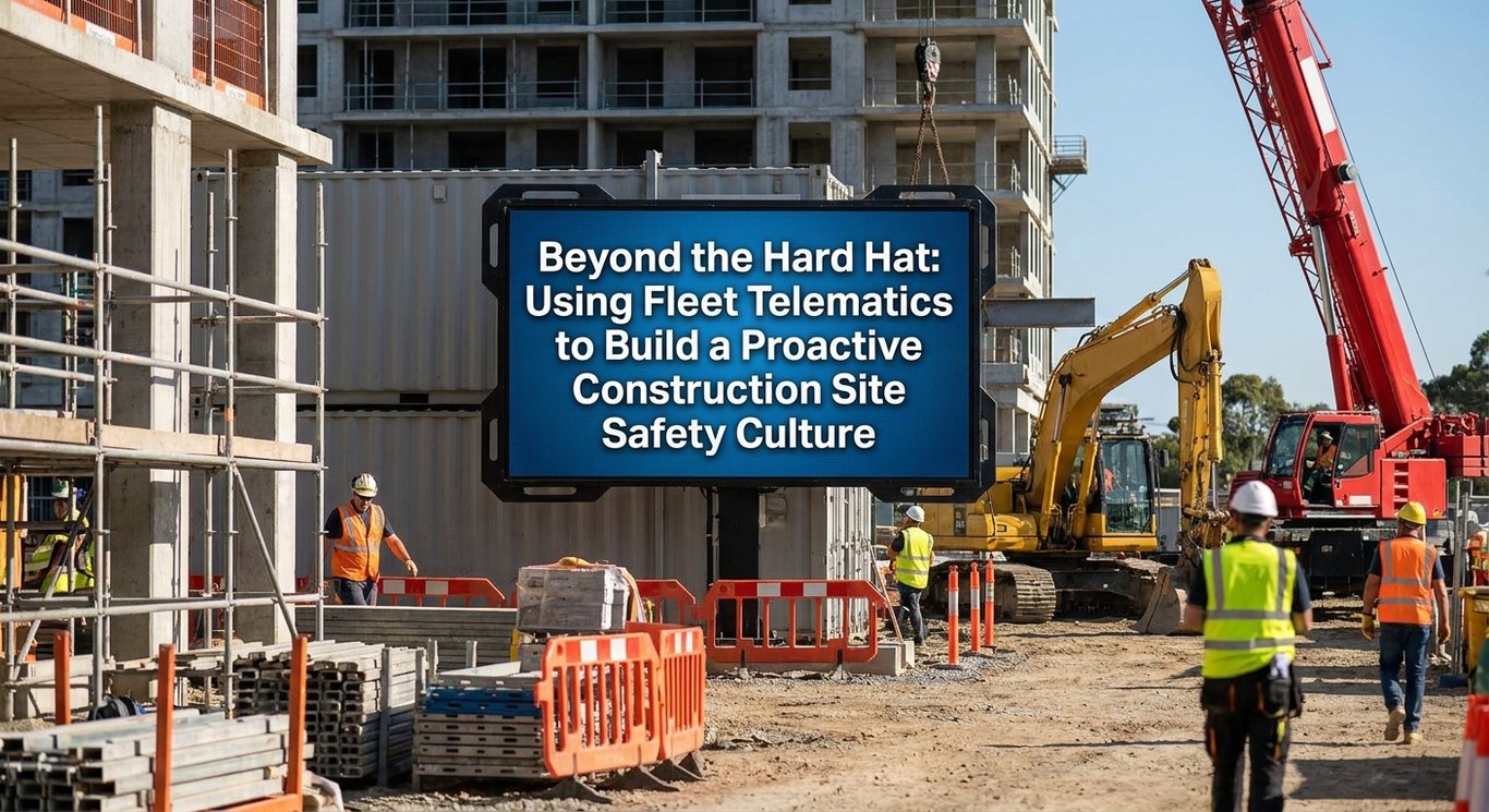 Beyond the Hard Hat: Using Fleet Telematics to Build a Proactive Construction Site Safety Culture