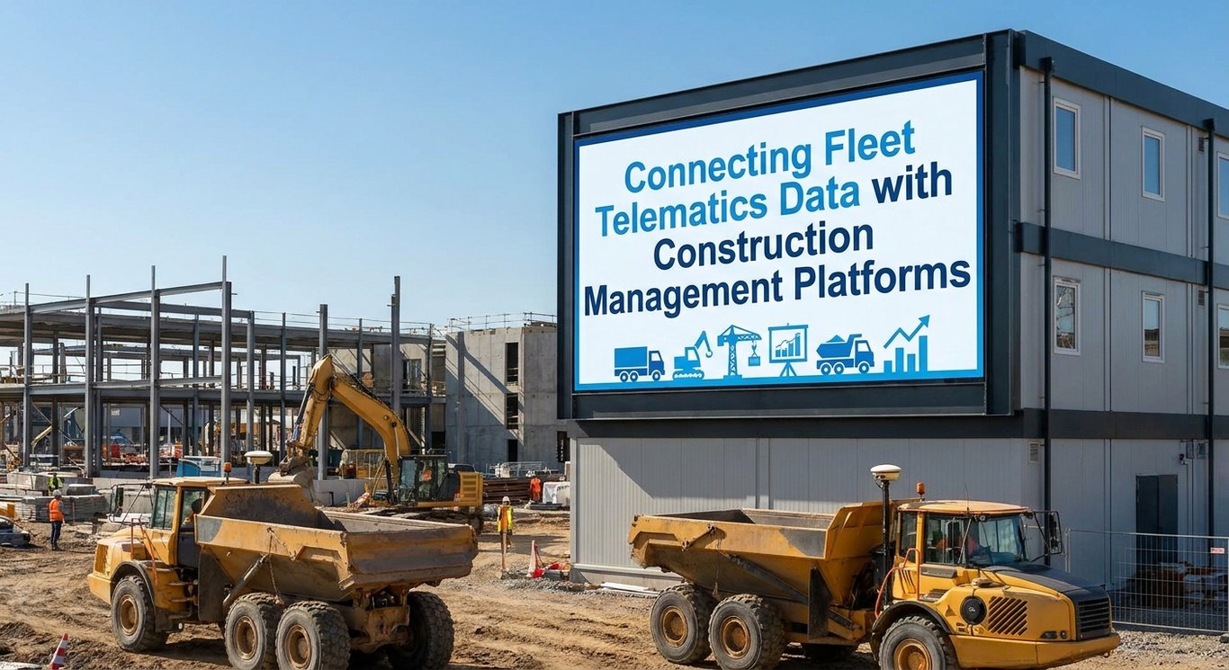 Connecting Fleet Telematics Data with Construction Management Platforms